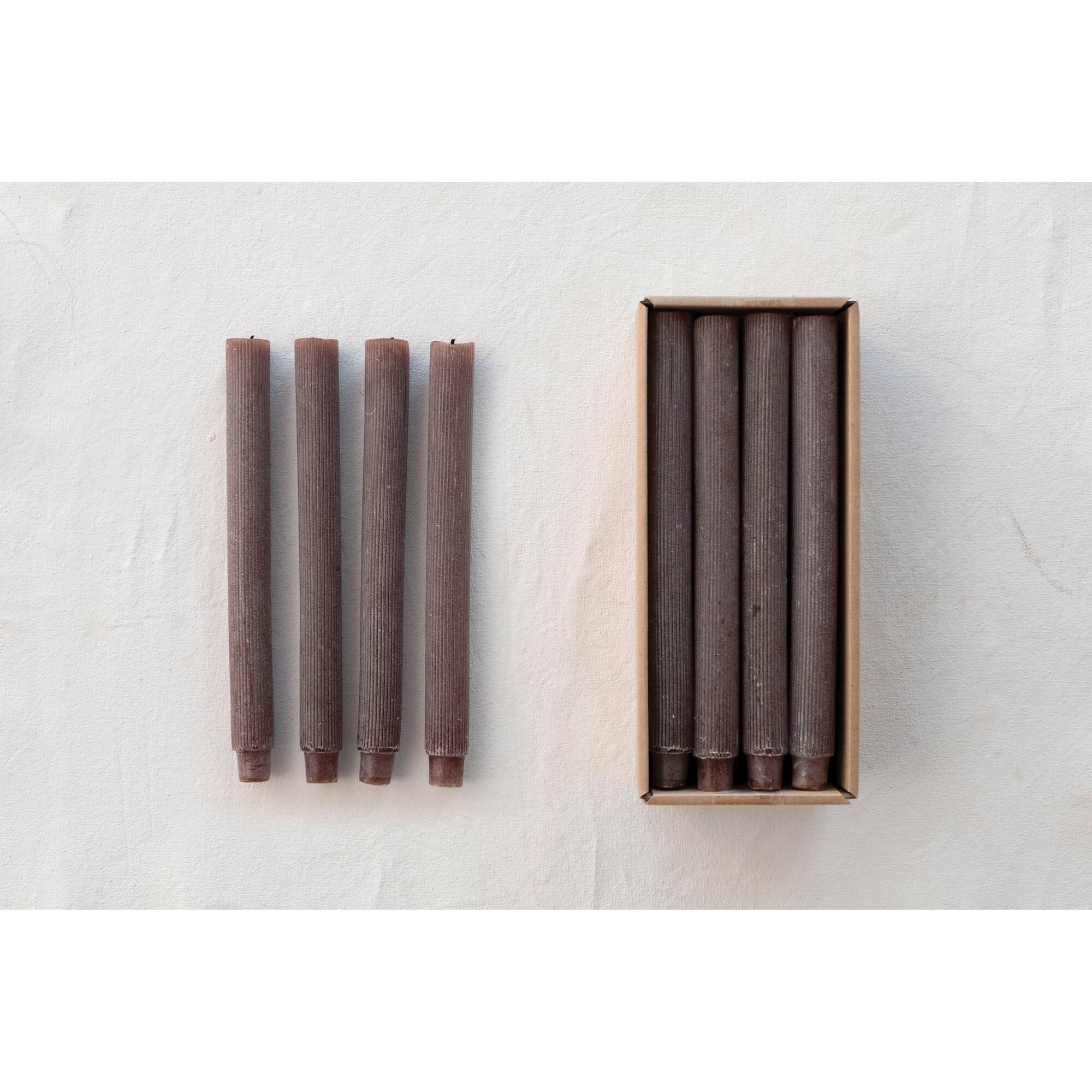 Hello Honey® Unscented Pleated Taper Candles in Box